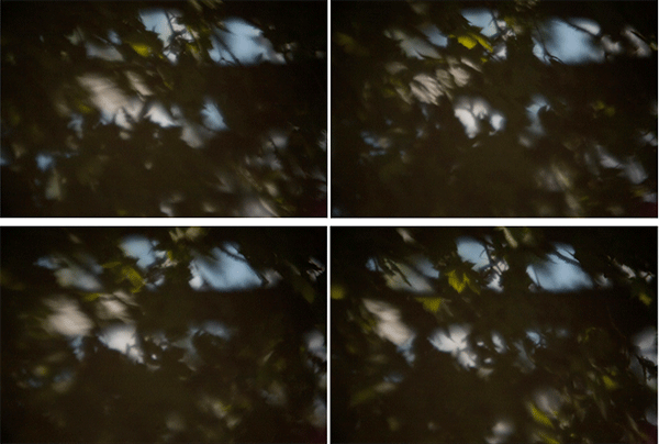 Images from hand-held camera obscura