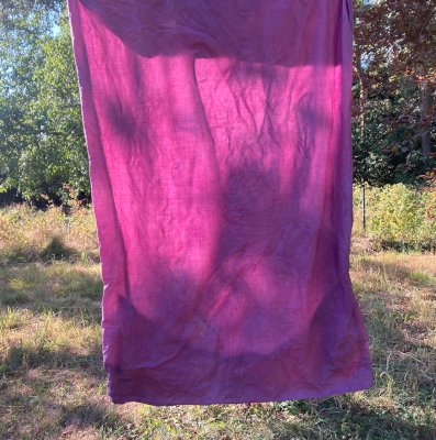 Mulberry dyed cloth