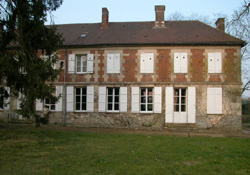 Rear view of château