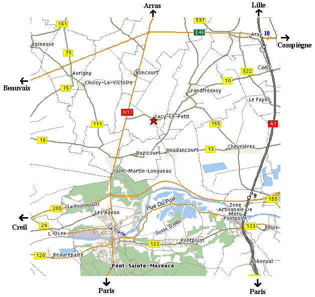Map of area