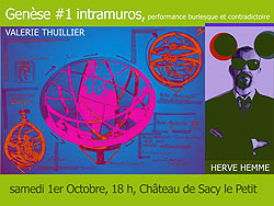 Genèse #1 intramuros - poster