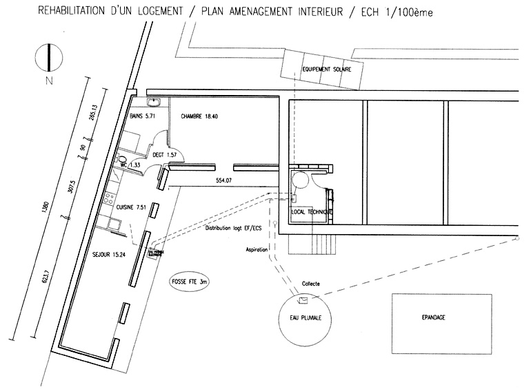 Plan of artists’ residences and workspace